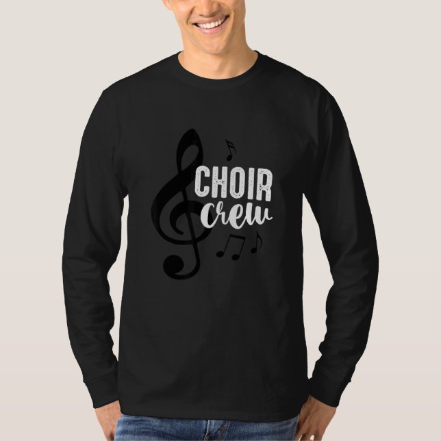 Choir Crew Proud Choir Squad Choir Teacher School T Shirt (Framsida)