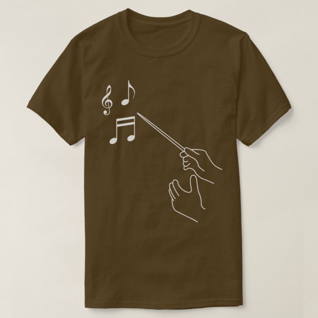 Choir Director Conductor Orchestra Maestro Music I T Shirt (Design framsida)