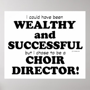 Choir Director-Förmögen och lyckad Poster