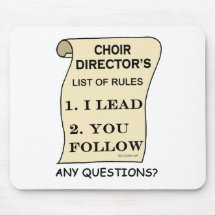 Choir Director list of Regler