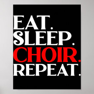 Choir Director musiker, lustig musiklärare Poster