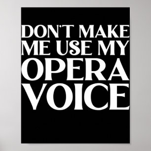 Choir Director musiker, lustig musiklärare Poster
