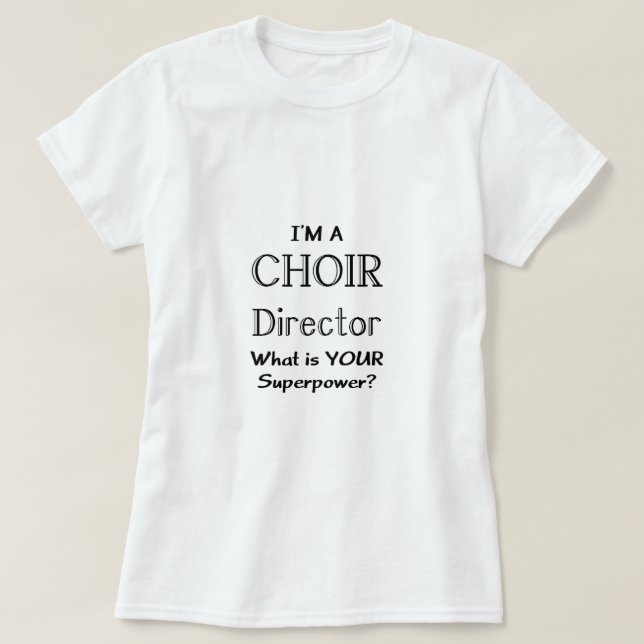 Choir Director Tröja (Design framsida)