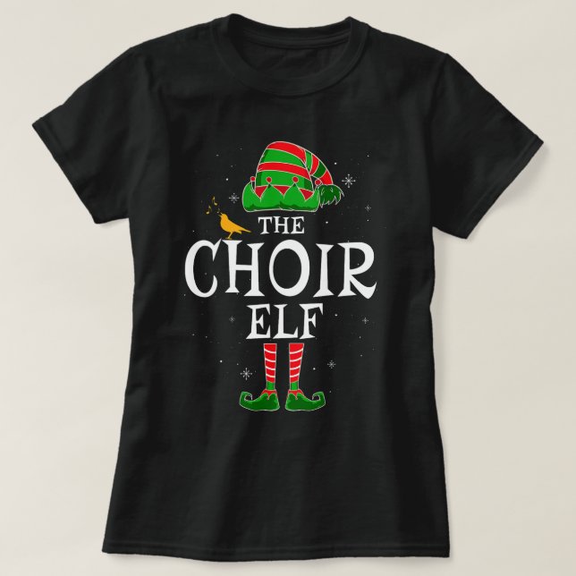 Choir Elf Group Matching Familjejkyrkan S T Shirt (Design framsida)
