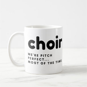 Choir Funny Gift Mugg - kostumiserad