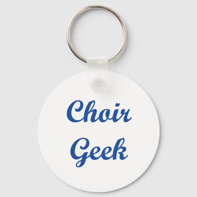 Choir Geek! Nyckelring (Framsida)
