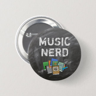Choir humor-gåvor - Music Nerd - Knapp