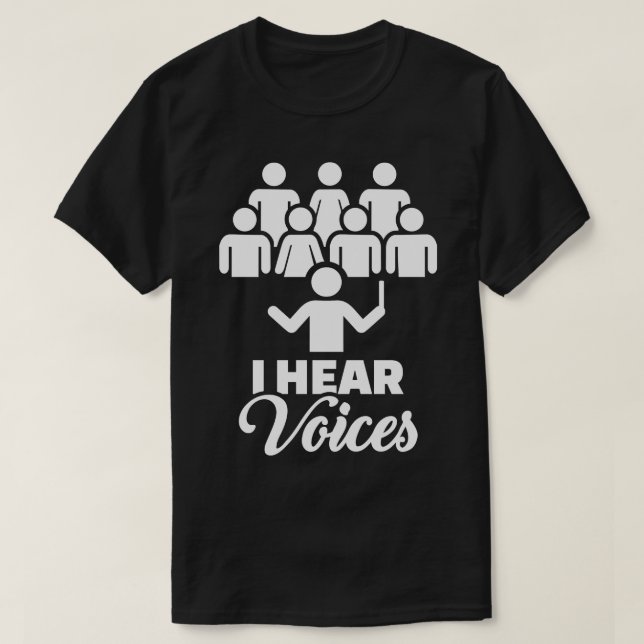 Choir, jag hör röster t shirt (Design framsida)
