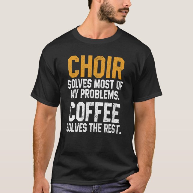 Choir löser mina problem Kaffe Treble Women Ten T Shirt (Framsida)