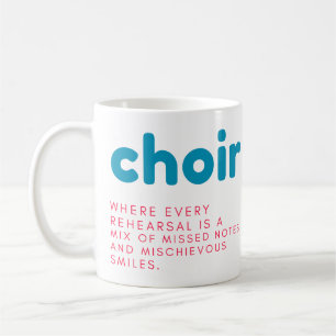 Choir Mugg, Gift Mugg, roligt mugg, schoir-tagglin Kaffemugg