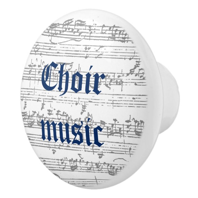 Choir Music ceramic pull Knopp (Höger)