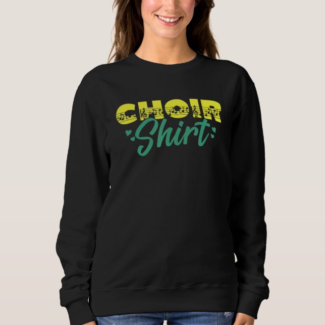 Choir Music Group Singer Choir Member Director Tea T Shirt (Framsida)