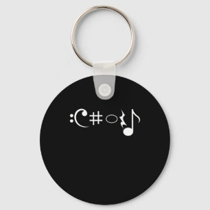 Choir Musik noter Singer Singing Musician Gift Nyckelring