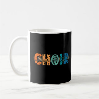 Choir Retro Singer Music Group Teacher Choir Direc Kaffemugg