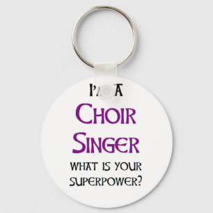 choir singer nyckelring