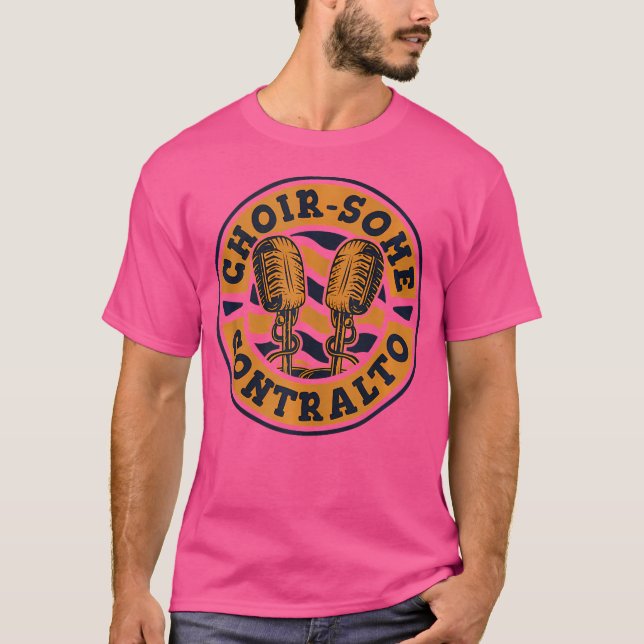 Choir-some Contralto Opera House Tenor Singer Oper T Shirt (Framsida)