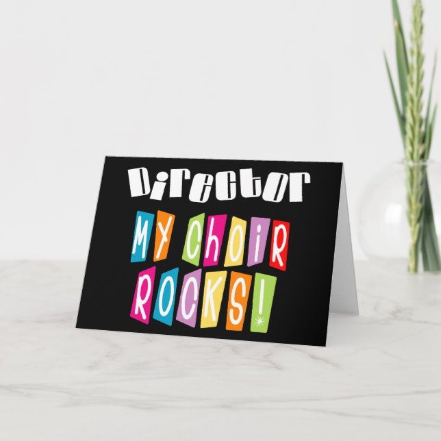 Choir Sten Director Kort (Framsida)