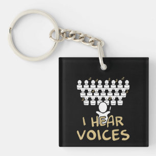 Choir Teacher I Hear Voices Funny Chorister Tee