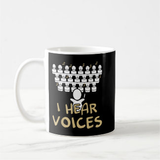 Choir Teacher I Hear Voices Funny Chorister Tee Kaffemugg