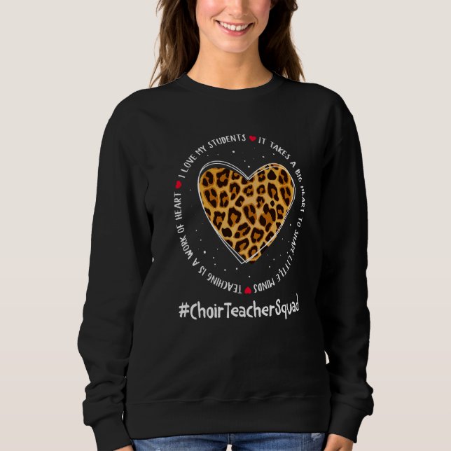 Choir Teacher Squad Admin-utvärderingsvecka t Shirt (Framsida)