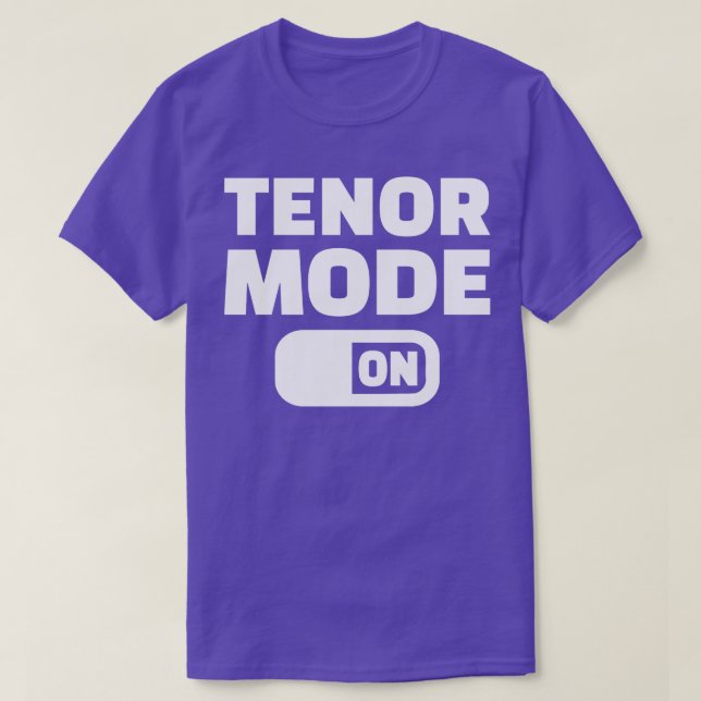 Choir Tenor T Shirt (Design framsida)