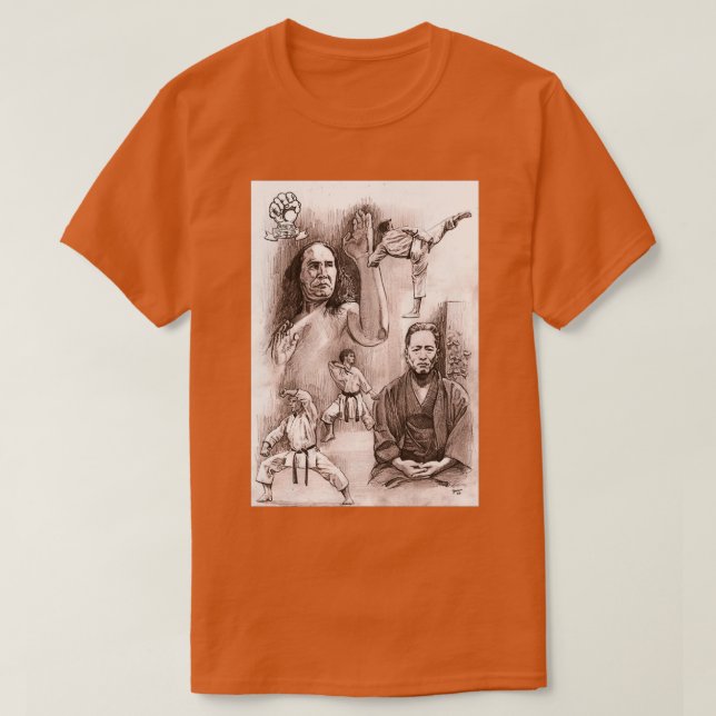 Chojun Miyagi Gogen Yamaguchi T Shirt (Design framsida)