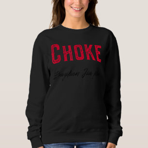 Choke Brazilian Jiu Jitsu Mma Bjj White T Shirt