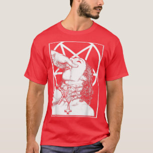 Choke mig satan Unholy Nun Naughty Sey T Shirt