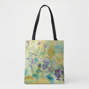 Chokecherries Shoulder Tote Tygkasse