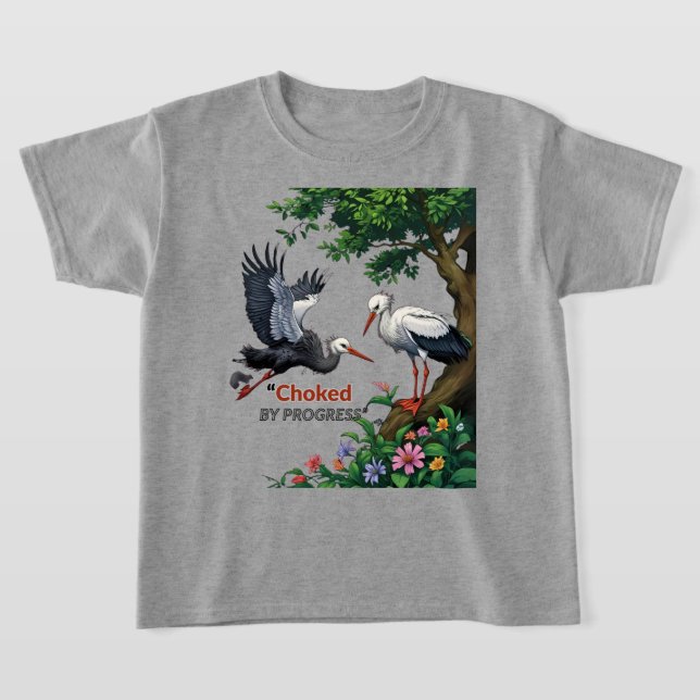 Choked by Progress T Shirt (Laydown)