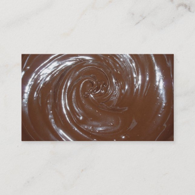 Choklad-Affärskort Visitkort (Framsida)