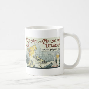 Choklad Art Nouveau Kaffemugg