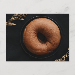 Choklad Bagels Vykort