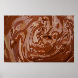 Choklad bakgrund poster