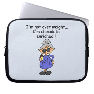 Choklad berikad humor laptop sleeve