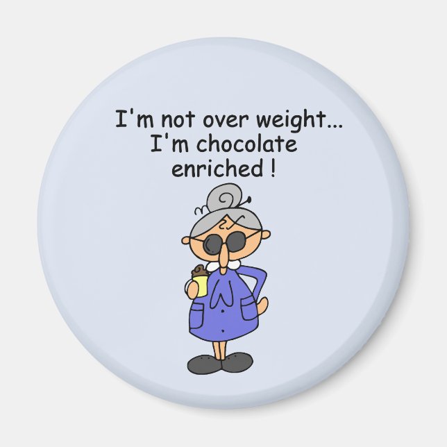 Choklad berikad humor magnet (Framsidan)