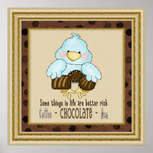 Choklad Bird poster