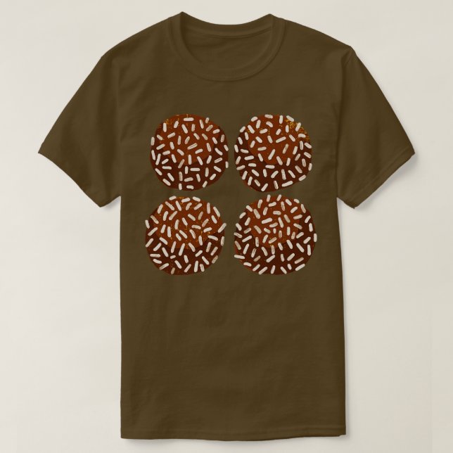 Choklad Bollar T Shirt (Design framsida)