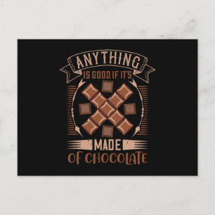 Choklad - Bra När Det Är Gjort Av Choklad Vykort