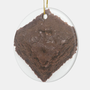  Choklad Brownie Julgransprydnad Keramik