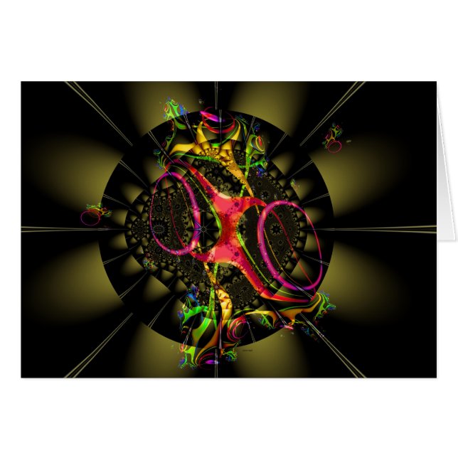 Choklad - brunt med design för OBS kort (Framsidan Horizontal)