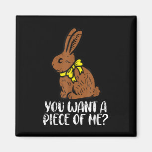 Choklad Bunny Vill du ha Biet från mig, Lustigt Ös Magnet