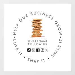 Choklad Chip cookie Bageri Sociala medier följ