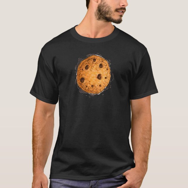 Choklad Chip Cookie Par Grupp Halloweenfest  T Shirt (Framsida)