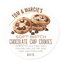 Choklad Chip Cookie Produktetiketter