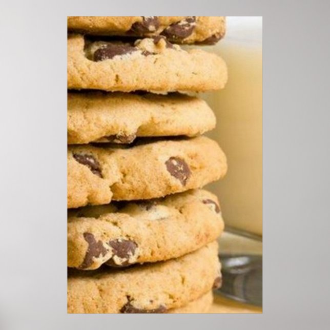 Choklad Chip Cookies Affischtryck Poster (Framsidan)