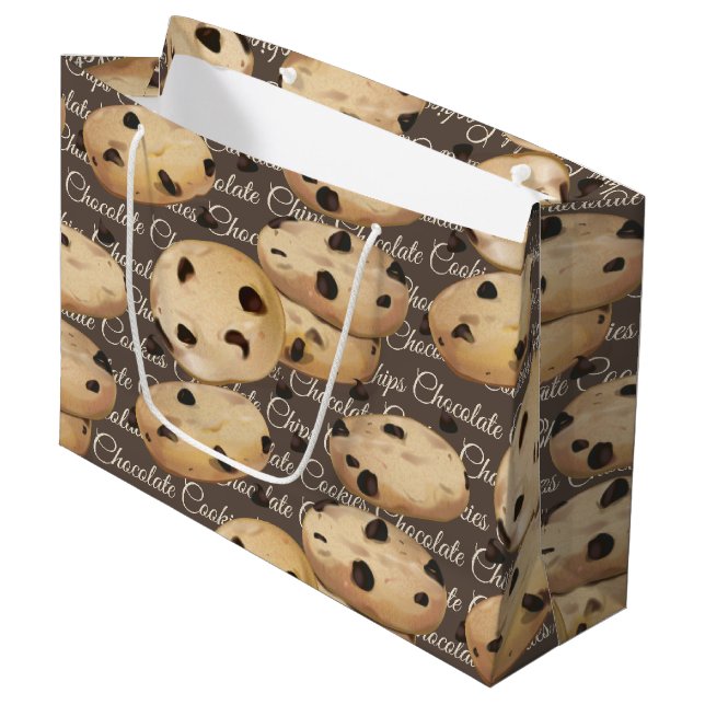 Choklad Chip Cookies Bakning (Framsidan Vinklad)