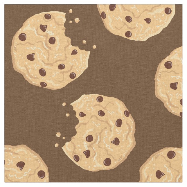 Choklad Chip Cookies Cute Kids Tyg (Närbild)
