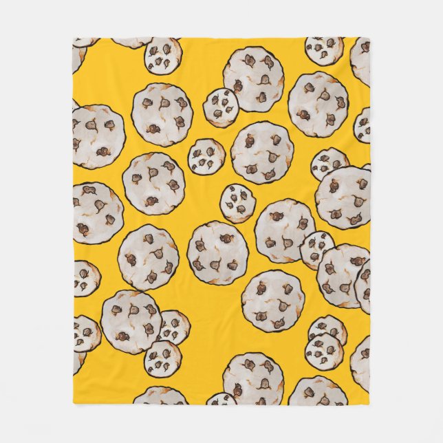 Choklad Chip Cookies Fleecefilt (Framsidan)
