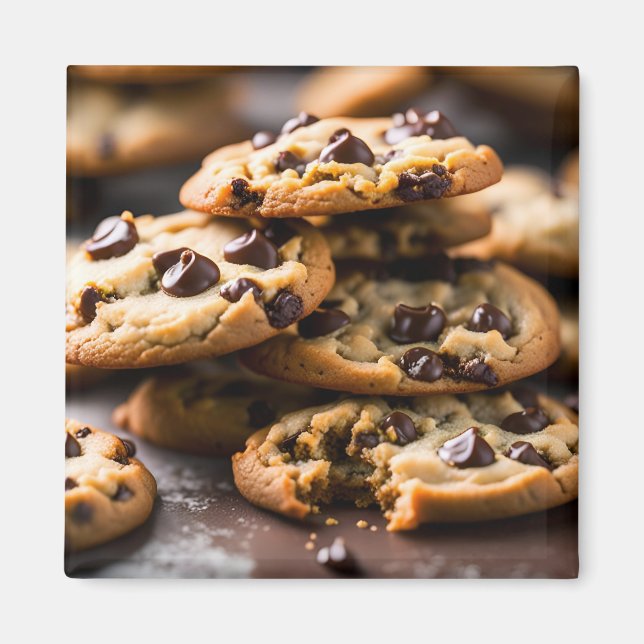 Choklad Chip Cookies Magnet (Framsidan)